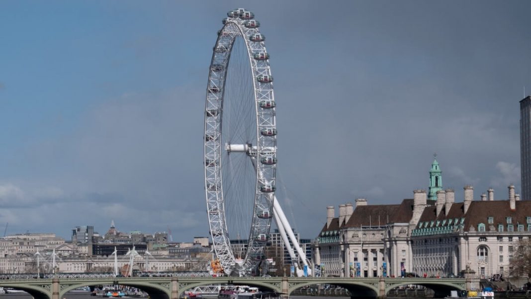 london eye view uk