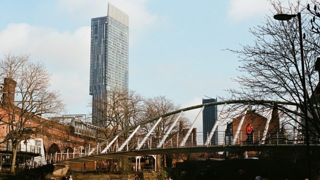 beetham tower manchester view uk
