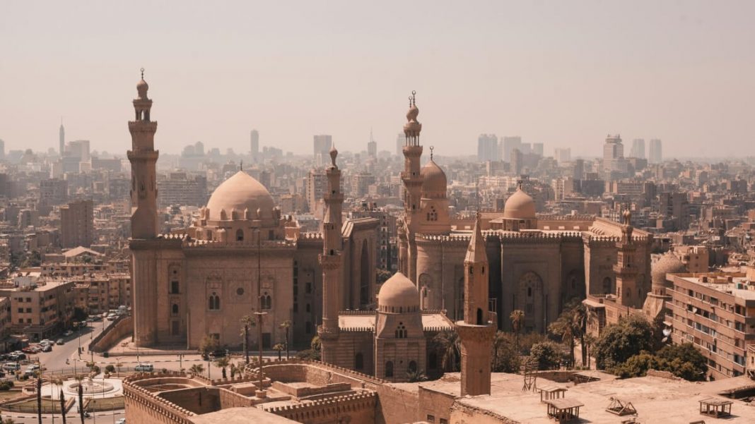 The Mosque of Rifai and Sultan Hassan in Cairo, Egypt