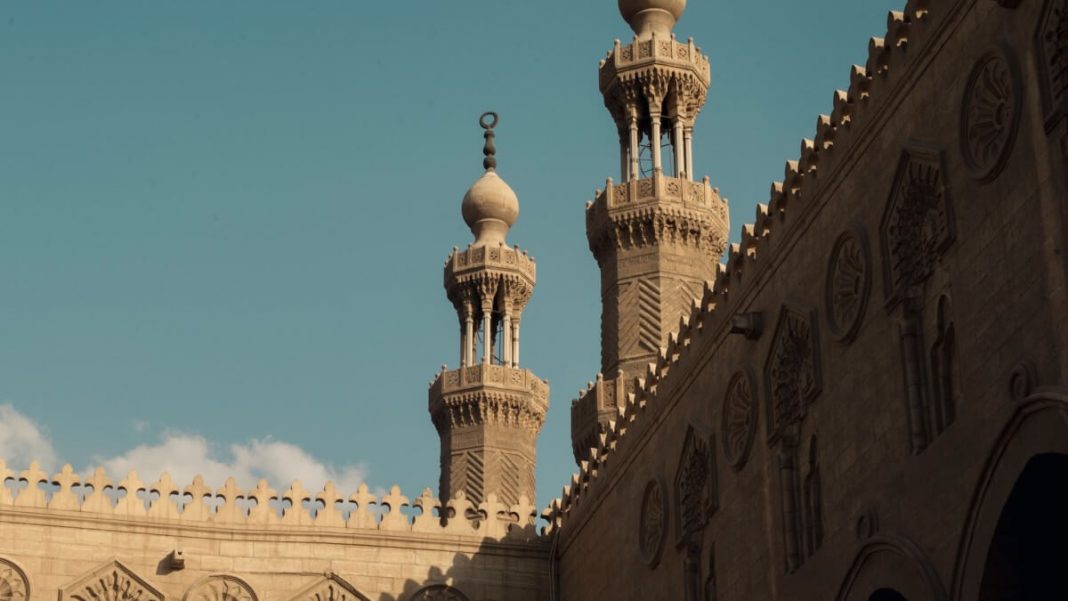 cairo egypt old brown architectural mosques