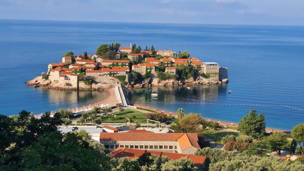 view of the montenegro riviera