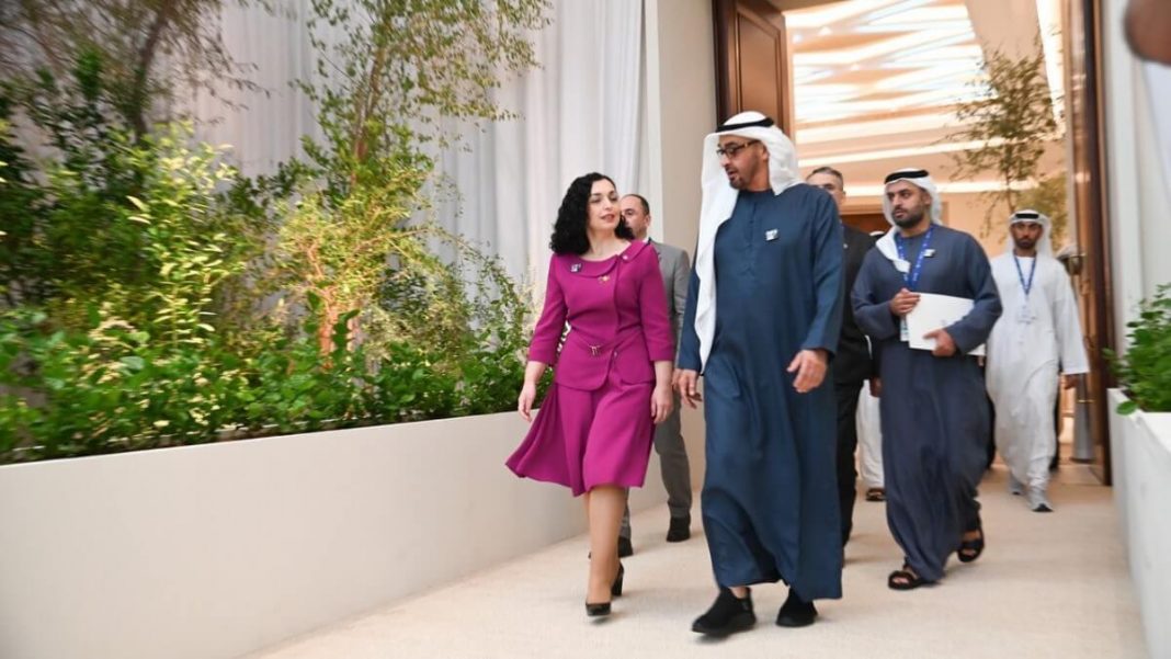 Kosovo and United Arab Emirates Presidents