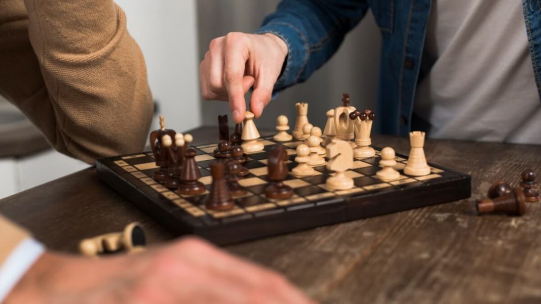 playing chess