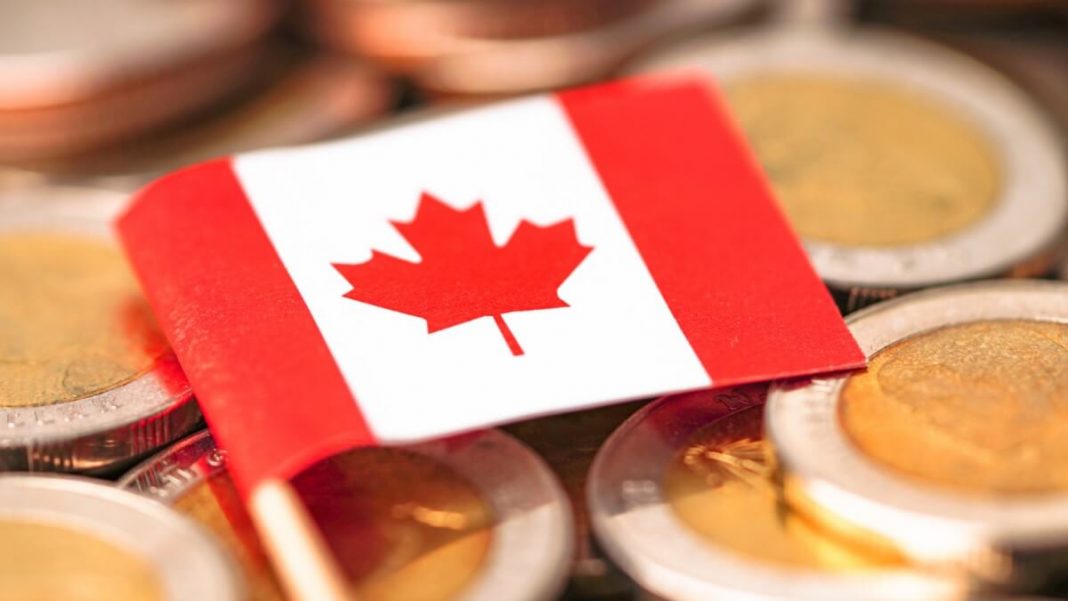 Canada Flag & Money