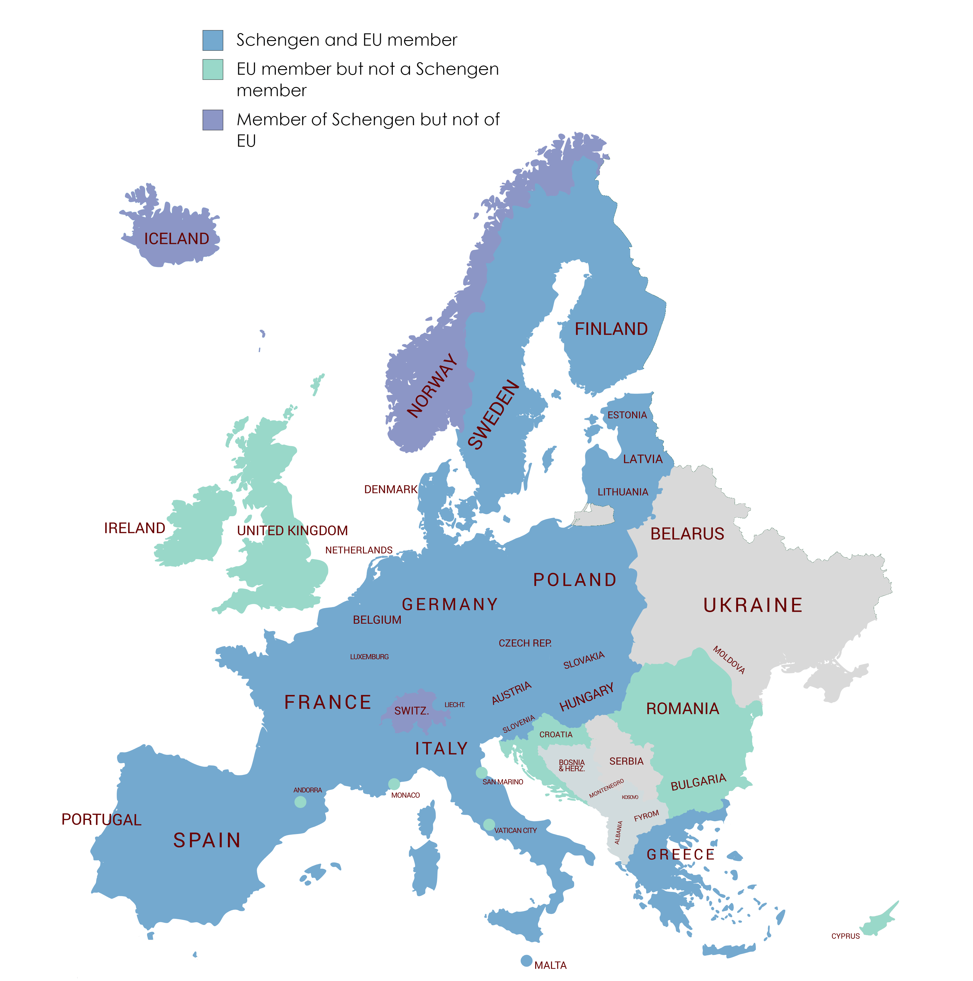 Schengen Area Countries Comprehensive Guide to the Schengen Zone